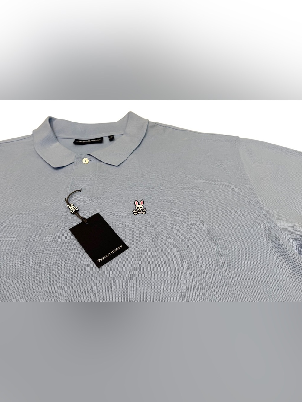 NEW Psycho Bunny Polo Shirt Men 4XL Short Sleeve Blue Classic Pique Pima Cotton
